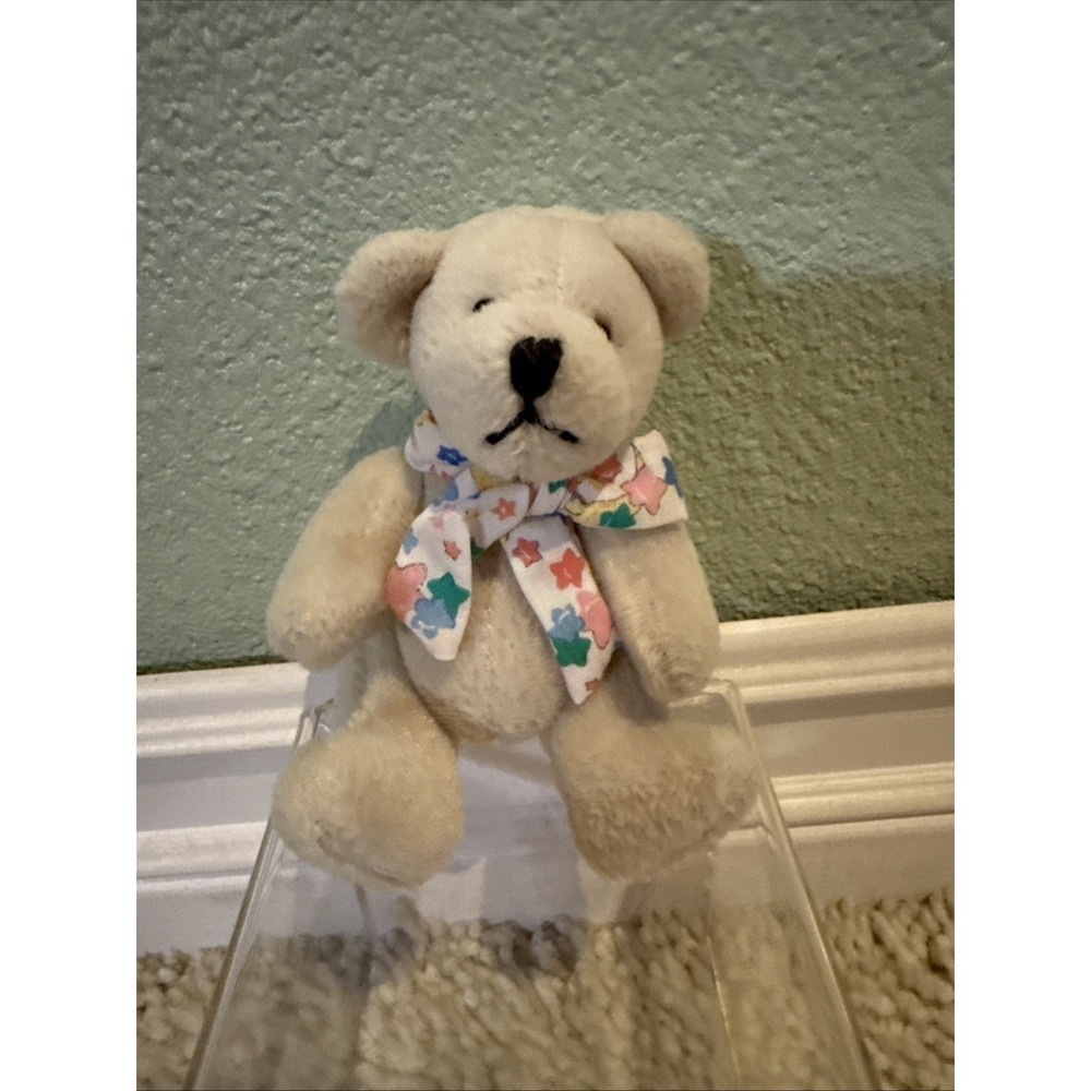 ANNETTE FUNICELLO *NEW* 14" DREAM KEEPER TEDDY BEAR, 6" BEAR & STAND *RETIRED*